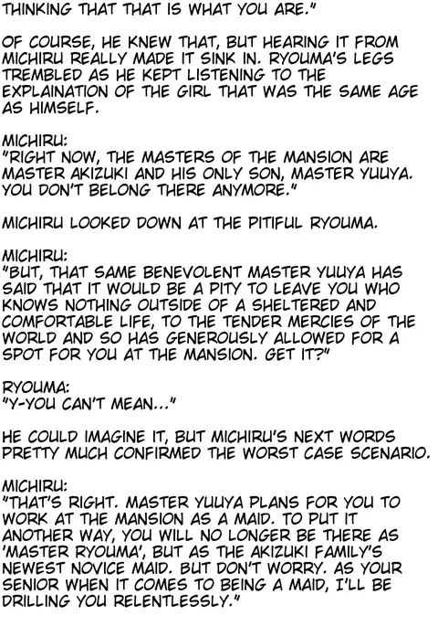 The M-to-F'ed son of a distinguished family - The spoiled rotten brat who was made a maid -